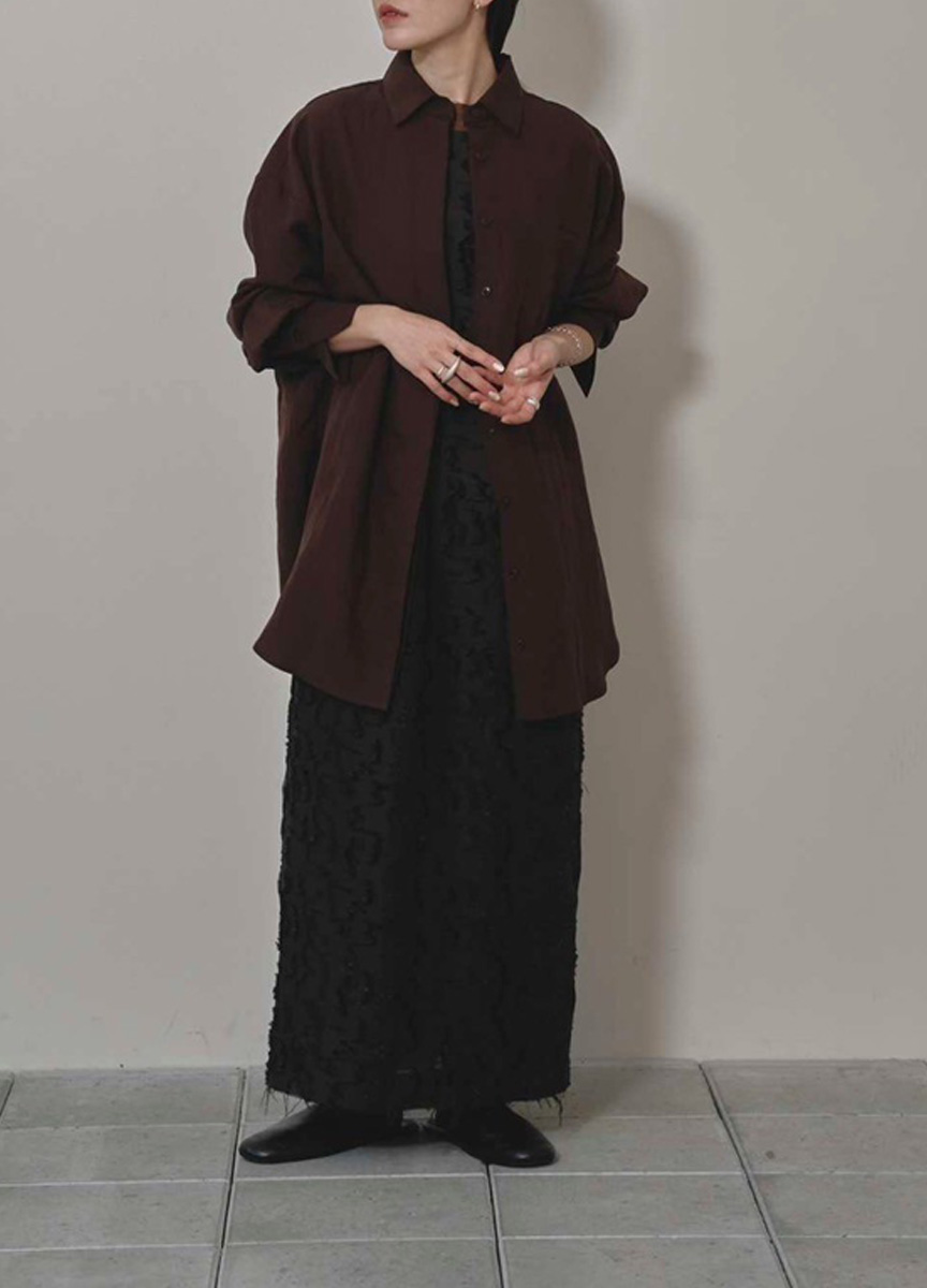 提花鉛筆裙連身裙